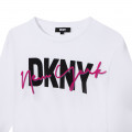 Weites Print-Shirt DKNY Für MÄDCHEN