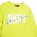 Camiseta holgada con estampado DKNY para NIÑA