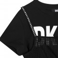 2-in-1 top with mesh DKNY for GIRL