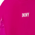 T-shirt con schiena satinata DKNY Per BAMBINA