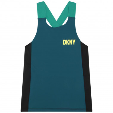 Camiseta de tirantes cruzados DKNY para NIÑA