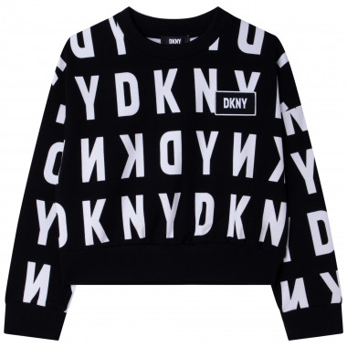 Suéter estampado elástico DKNY para NIÑA