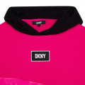 Zweifarbiges Kapuzensweatshirt DKNY Für MÄDCHEN