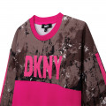 Suéter de felpa con estampado DKNY para NIÑA