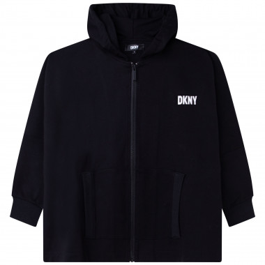 Sweat à capuche avec logo DKNY pour FILLE