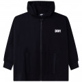 Hooded sweatshirt with logo DKNY for GIRL