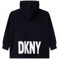 Felpa con cappuccio e logo DKNY Per BAMBINA