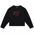 Sweat-shirt brodé DKNY pour FILLE