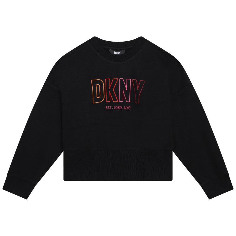 Dkny black sweatshirt hotsell