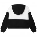 Cropped hooded sweatshirt DKNY for GIRL