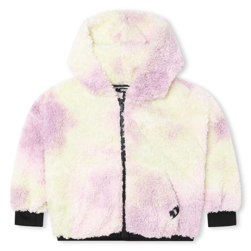 Dkny white fluffy hoodie sales
