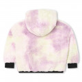 Fluffy fleece zip sweatshirt DKNY for GIRL