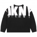 Fleece sweater van katoen DKNY Voor
