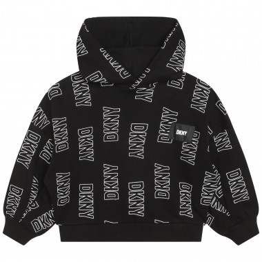 Hooded cotton sweatshirt DKNY for GIRL