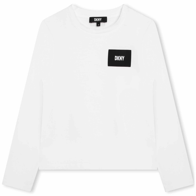 DKNY D25E15 Long Sleeve T-Shirt White
