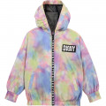 Giacca a vento con cappuccio DKNY Per BAMBINA