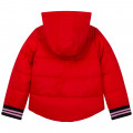Reversible hooded parka DKNY for GIRL
