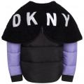 Doudoune déperlante à capuche DKNY pour FILLE