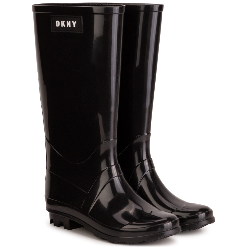 DKNY Rain boots girl black Kids around