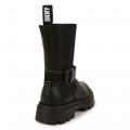 Boots met ritssluiting, gecoat DKNY Voor