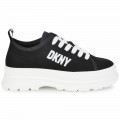 Sneakers in tela con lacci DKNY Per BAMBINA