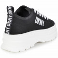 Sneakers in tela con lacci DKNY Per BAMBINA