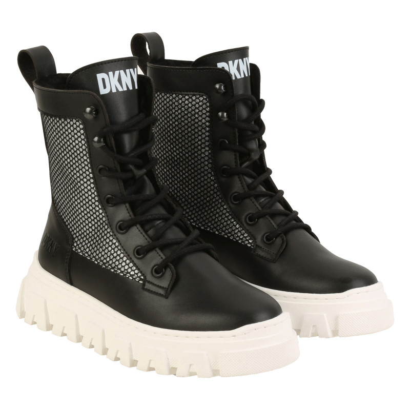Dkny black ankle boots hot sale
