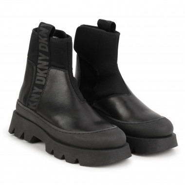 Lederen laarzen (klittenband) DKNY Voor