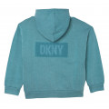Hooded fleece sweatshirt DKNY for UNISEX