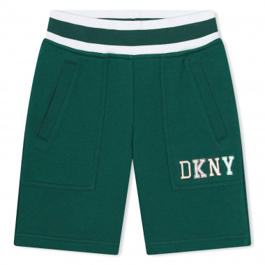 Shorts felpati in cotone DKNY Per RAGAZZO
