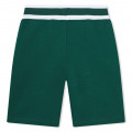 Fleece-Shorts aus Baumwolle DKNY Für JUNGE
