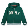 Fleece-Cardigan mit Kapuze DKNY Für JUNGE