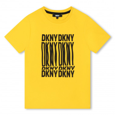Printed cotton T-shirt DKNY for BOY