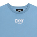 Kleurrijk katoenen T-shirt DKNY Voor