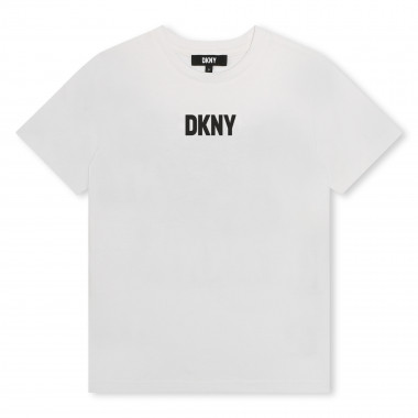 T-shirt manches courtes coton DKNY pour GARCON