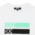 T-shirt coton manches courtes DKNY pour GARCON