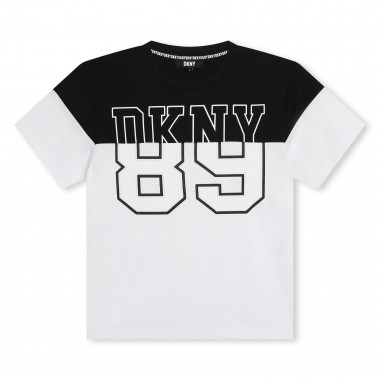 T-shirt bicolore unisexe DKNY pour UNISEXE