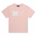 Uniseks katoenen T-shirt DKNY Voor