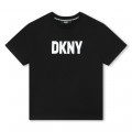 Camiseta mixta de algodón DKNY para UNISEXO