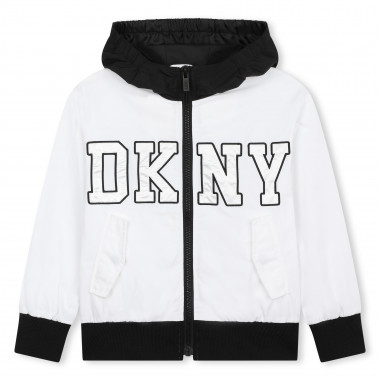 Hooded zip-up jacket DKNY for UNISEX