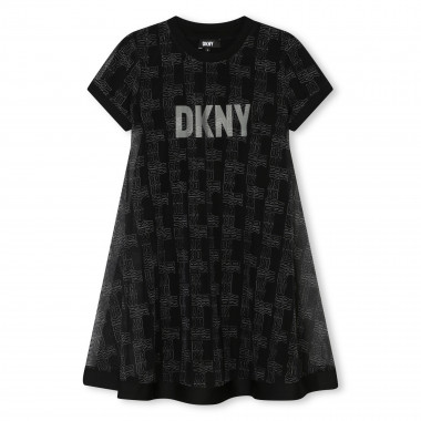 Robe 2 en 1 à manches courtes DKNY pour FILLE