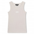 Cotton tank top DKNY for GIRL