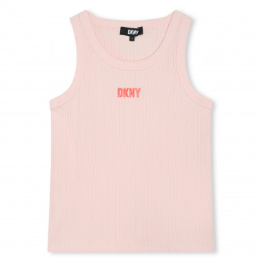 Katoenen tanktop DKNY Voor