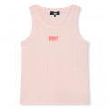 Katoenen tanktop DKNY Voor