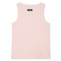 Katoenen tanktop DKNY Voor