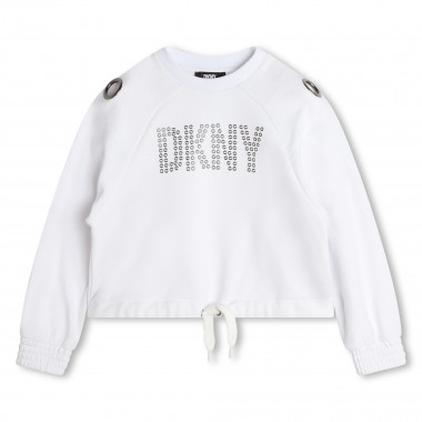 Sweat-shirt en molleton DKNY pour FILLE