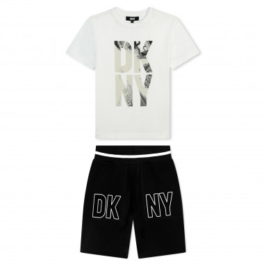 Ensemble T-shirt et bermuda DKNY pour GARCON