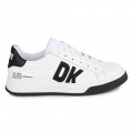 Leather lace-up trainers DKNY for UNISEX