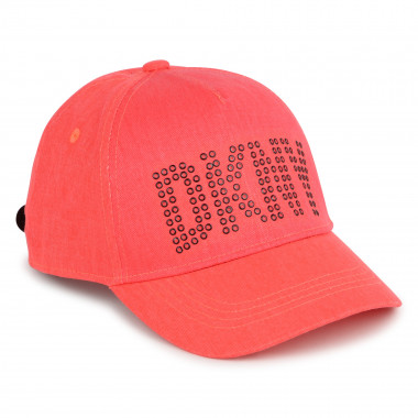 Cotton hook-and-loop cap DKNY for GIRL