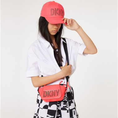 Casquette en coton à scratch DKNY pour FILLE